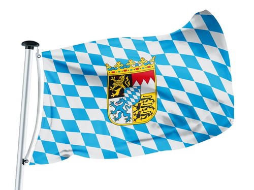 Flagly fahne bayern - flagly, bayern-raute