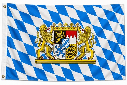 Xxl flagge bayern - flagge, löwenwappen