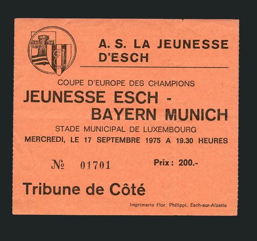 1975 jeunesse esch fc - jeunesse,
