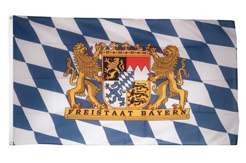 Fahne deutschland bayern - fahne,