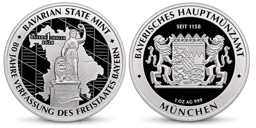Deutschland bayern thaler - deutschland, 2026